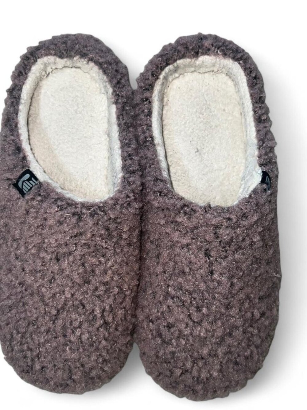 RockDove Women's Pink Purple Fuzzy Slippers
